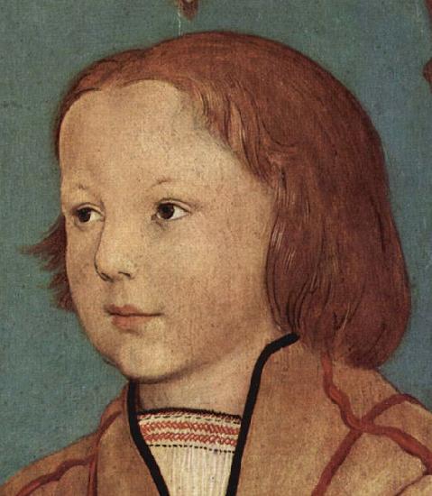 Ambrosius Holbein Portrat eines Knaben mit blondem Haar Sweden oil painting art